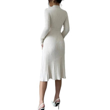 Load image into Gallery viewer, Vintage Autumn Midi Elegant Dress
