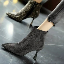 Load image into Gallery viewer, Very High Heels Heeled Female Short Shoes New In Booties Autumn Quality Chic and Elegant Large Size Warm Y2k Women's Ankle Boots
