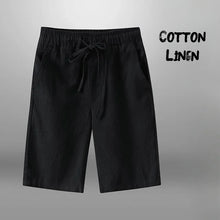 Load image into Gallery viewer, Cotton Linen Casual Beach Shorts
