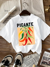 Load image into Gallery viewer, Picante Chillies Streetwear Cotton Tee
