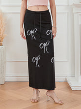 Load image into Gallery viewer, High-Waist Drawstring Ankle-Length Skirt
