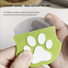 Load image into Gallery viewer, Pet Grooming Comb - Flea Comb for Cats &amp; Dogs, Curved Design for Face &amp; Body, Mini Detangling Brush for Pets
