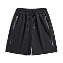 Load image into Gallery viewer, Men's Quick Dry Running Shorts with Drawstring and Zip Pockets - Ideal for Athletic Workouts and Gym Sessions
