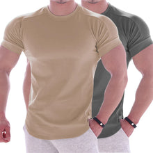 Load image into Gallery viewer, Men's Running T-Shirts Quick Dry Compression Sport T-Shirts Fitness Gym Jogging Shirts, Soccer Shirts Men's Jersey Sportswear
