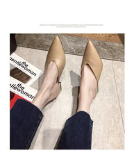 Load image into Gallery viewer, Women High Heels Slippers  Baotou Women Shoes Sexy Pointed Toe Chunky Heels Mules Outdoor Walking Slides Chaussure Femme 2024
