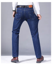Load image into Gallery viewer, Classic Straight Stretch Denim Jeans
