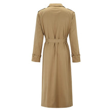 Load image into Gallery viewer, Men’s Luxury Full-Length Trench Coat – England Style Business Overcoat

