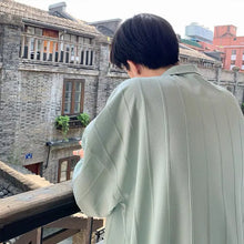 Load image into Gallery viewer, Striped Short Sleeve Shirt Men
