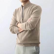 Load image into Gallery viewer, Slim Zip Knit Cardigan
