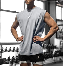 Load image into Gallery viewer, Summer Fitness Sports Tank Top Men's Breathable Loose Fit Training Sleeveless T-shirt Quick Drying vest male Fitness Clothing
