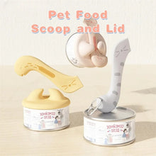 Load image into Gallery viewer, Pet Accessories Multifunctional Pet Dog Spoon Can Opener Wet Food Mixing Spoon Silicone Cat Can Sealing Cover Food Storage
