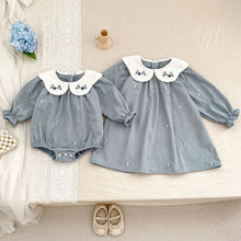Load image into Gallery viewer, Floral Ruffle Baby Girl Romper
