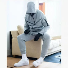 Load image into Gallery viewer, Luxury Brand Men Tracksuits 2-piece Set Black Sports Suit Tracksuits Jogging Men's Clothing Sweatpants Zip Sweatshirts Techwear
