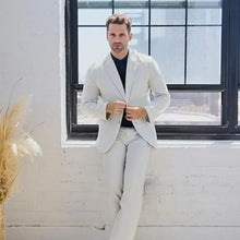 Load image into Gallery viewer, White Formal Men Suit Blazer
