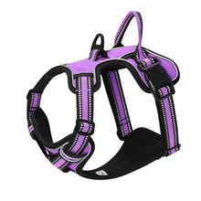 Load image into Gallery viewer, Adjustable Nylon Dog Harness Vest Reflective Soft Breathable No Pull Dog Harness Pet Harness Leash For Small Medium Large Dogs
