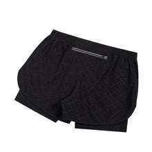 Load image into Gallery viewer, Summer Men's Reflective Running Shorts Fitness Quick Drying Double-Layer Shorts Men's Exercise Training Bodybuilding Shorts
