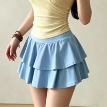 Load image into Gallery viewer, Cake Skirt Anti-exposure Tennis Sports Skirt High-waisted Quick-drying Badminton A-line Skirt Fitness Dance Yoga Shorts Clothing
