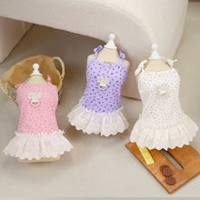 Load image into Gallery viewer, Floral Summer Dog Princess Skirt
