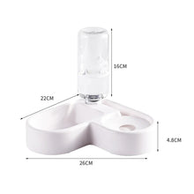 Load image into Gallery viewer, Automatic Drinking Love Pet Bowl Moisture-proof Cat Bowl Dog Basin Dual-use Multi-functional Drinking And Feeding
