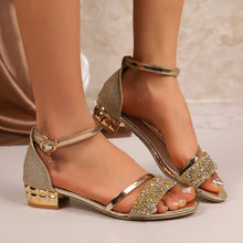 Load image into Gallery viewer, Women High Heels Sandals Summer Fashion Party Shoes for Women Comfortable Open Toed Thin Heels Sandals Designer Luxury Sandals
