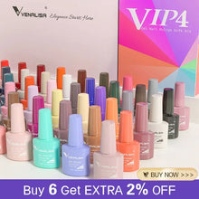 Load image into Gallery viewer, Venalisa VIP4 Nail Gel Polish HEMA/TPO FREE Full Coverage Beautiful Semi Permanent Soak Off UV LED Gel Nail Polish Gel Lacquer
