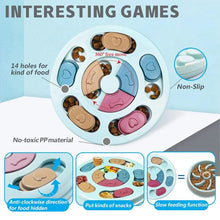 Load image into Gallery viewer, Dog Puzzle Toys Slow Feeder Interactive Increase IQ Food Dispenser Non-Slip Slowly Eating Bowl Cat Dogs Food Games
