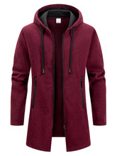 Load image into Gallery viewer, Oversized Streetwear Hooded Zip Jacket
