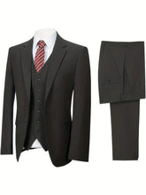 Load image into Gallery viewer, Notch Lapel Three-Piece Suit
