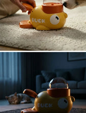 Load image into Gallery viewer, Dog 2-in-1 Interactive Toy Pet Automatic Food Treat Dispenser Cartoon Duck Design Slow Food Pet Snack Feeder for Dog Training
