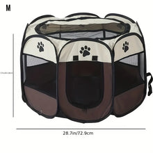 Load image into Gallery viewer, Classic-Style Portable Pet Playpen &amp; Tent | Durable, Foldable, Comfort Design | Secure Outdoor Pet Bed for Cats &amp; Dogs
