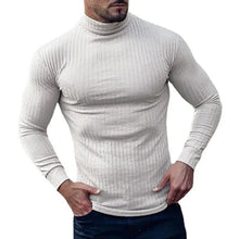 Load image into Gallery viewer, Slim Ribbed Turtleneck Pullover
