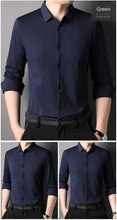 Load image into Gallery viewer, Mulberry Silk Blend Slim Shirt
