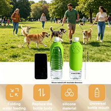 Load image into Gallery viewer, Pet Travel Cup, Leak-Proof and Foldable, with a Removable Bowl, Dishwasher Safe, a Must-Have for Outdoor Walks and Trips
