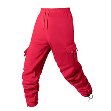 Load image into Gallery viewer, Men's Joggers Pants Loose Drawstring Long Pants Men Multi-pocket Sweatpants Casual Cargo Trousers For Men Fitness
