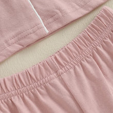 Load image into Gallery viewer, Waffle Pajama Shorts Set
