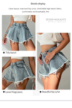 Load image into Gallery viewer, Women Denim Shorts Jeans Summer Beach Clothing Feminino Wide Leg Loose Short Femme Pantalones Cortos Ropa Mujer Fashion Clothes
