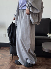 Load image into Gallery viewer, 2026 Women Summer Long Pants High Waist Wide Leg 80% Cotton Plaid Pants Fashion Clothes Vintage Pants Female Trousers
