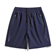 Load image into Gallery viewer, Men's Quick Dry Running Shorts with Drawstring and Zip Pockets - Ideal for Athletic Workouts and Gym Sessions
