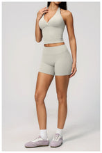 Load image into Gallery viewer, Yoga Outfit Set Fitness Two-Piece Set With No Embarrassing Lines Butt-Lifting Running Shorts Leggings Yoga Suit Athletic Wear
