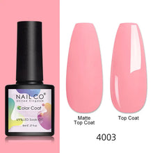 Load image into Gallery viewer, NAILCO 8ml Pink Red Colors Gel Nail Polish Nail Art Varnishes Gel Lacquer Coat LED Nails Manicure Design UV Gel Varnish Soak Off
