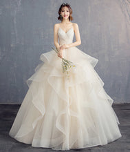 Load image into Gallery viewer, Customized Wedding Dresses New Wedding Gown for Bride Plus Size Wedding Dress Vestido Da Noiva Lace Up

