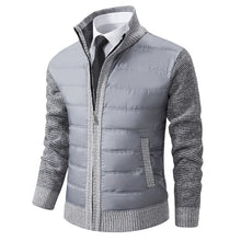 Load image into Gallery viewer, Autumn Winter Sweaters for Men Casual Knitted Sweaters Large Size Solid Color Plus Velvet Cardigan Knitted Sweater Cotton Coat
