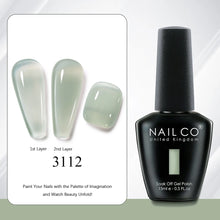 Load image into Gallery viewer, NAILCO 2025 Hot 15ML Gel Nail Polish Nails Semi-permanent UV Varnish High Quality Glass Bottle Nail Art Polish For Manicure
