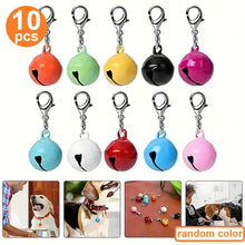 Load image into Gallery viewer, 10 Pet Collar Bells, Suitable for Both Cats and Dogs, Multifunctional Accessories with Safety Buckle, Stylish and Safe Pet Accessories, Fashionable Cat Accessories, a Must-Have for Pets
