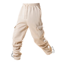Load image into Gallery viewer, Men's Joggers Pants Loose Drawstring Long Pants Men Multi-pocket Sweatpants Casual Cargo Trousers For Men Fitness
