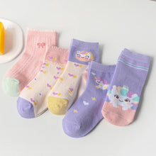 Load image into Gallery viewer, Unicorn Cartoon Kids Sock Set
