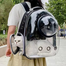 Load image into Gallery viewer, Pet Cat Carrying Bag Space Pet Backpacks Breathable Portable Transparent Backpack Puppy Dog Transport Carrier Space Capsule Bags
