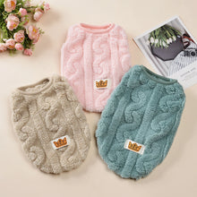 Load image into Gallery viewer, Soft Fleece Pet Vest Swater for Small Dogs Cats Autumn Winter Warm Puppy Clothes Pullover Chihuahua Rabbit Costume Pet Apparel
