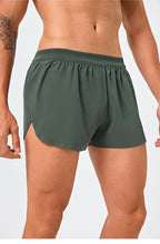 Load image into Gallery viewer, Men Marathon Racing Gym Sports Shorts Anti-escaping Lining Quick Dry Workout Training Fitness Jogging Short  Arrow Pants
