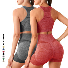 Load image into Gallery viewer, Yoga Set Gym Shorts Women Sport Bras Brassiere Workout Tops for Women Yoga Clothes Fitness Leggings Gym Set Seamless Yoga Sets
